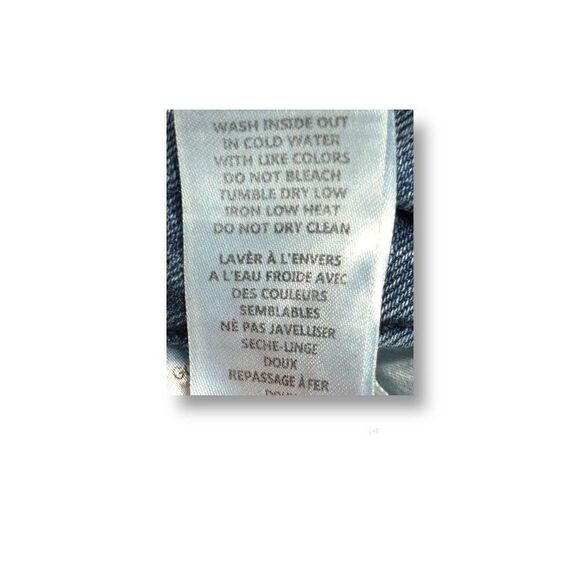 Good American 10/30 Indigo Good Straight Leg Jeans Stretch Denim Split Pockets - Picture 4 of 10